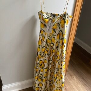 J Crew Limoncello Print Dress size 4 New